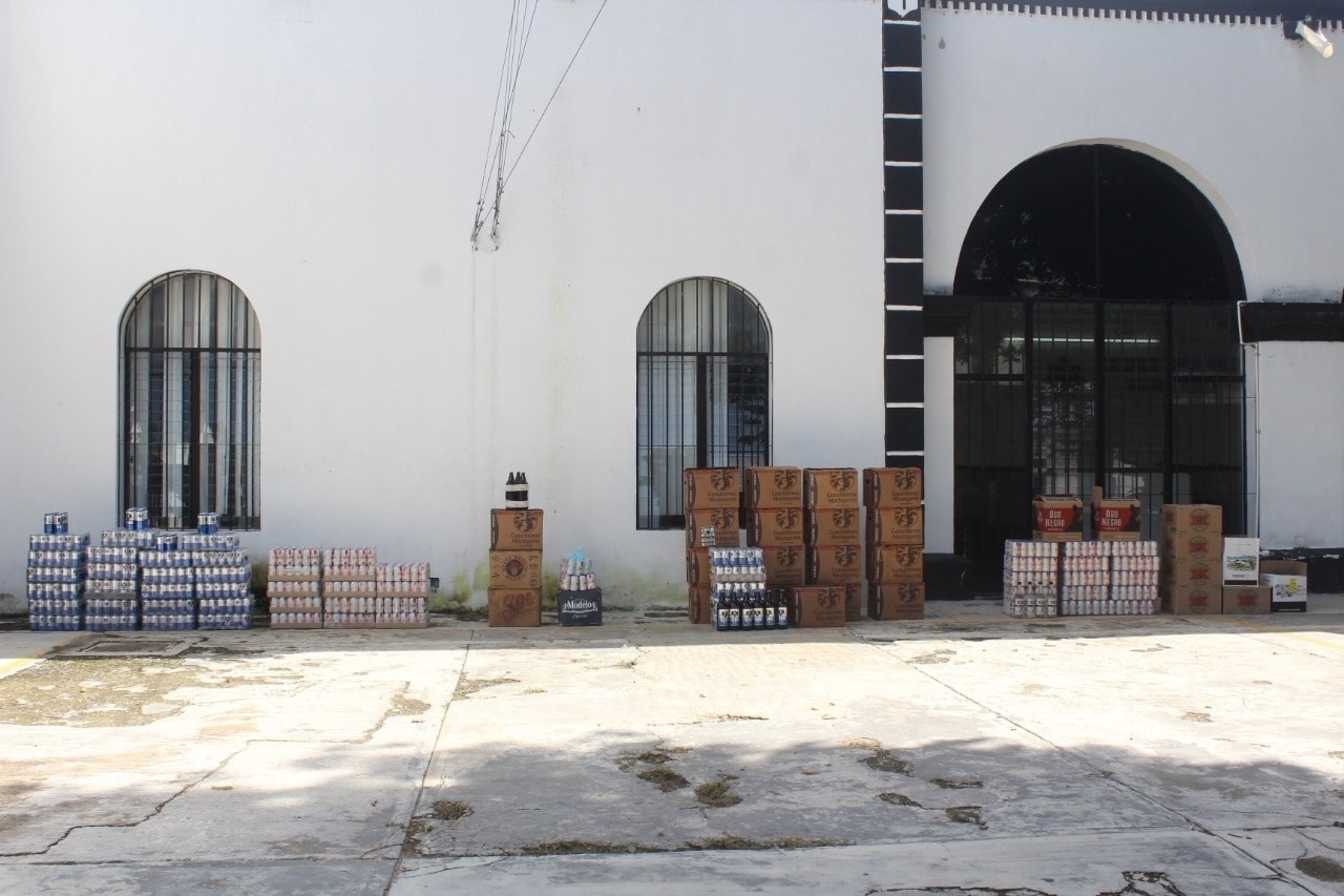 Van mil 868 cervezas decomisadas en Valladolid por Ley Seca