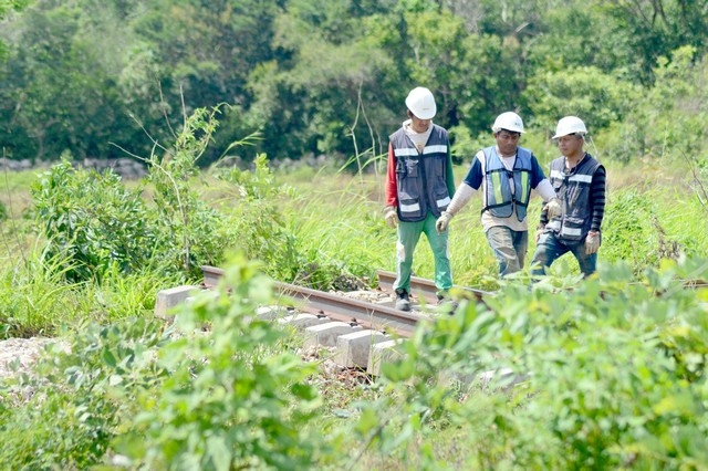 Arrancan obras del Tren Maya en Calkiní tras acuerdo