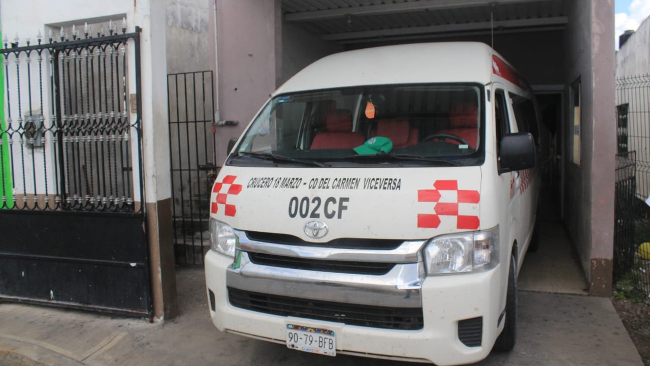 Transportistas de Ciudad del Carmen reportan baja demanda durante la pandemia de COVID-19
