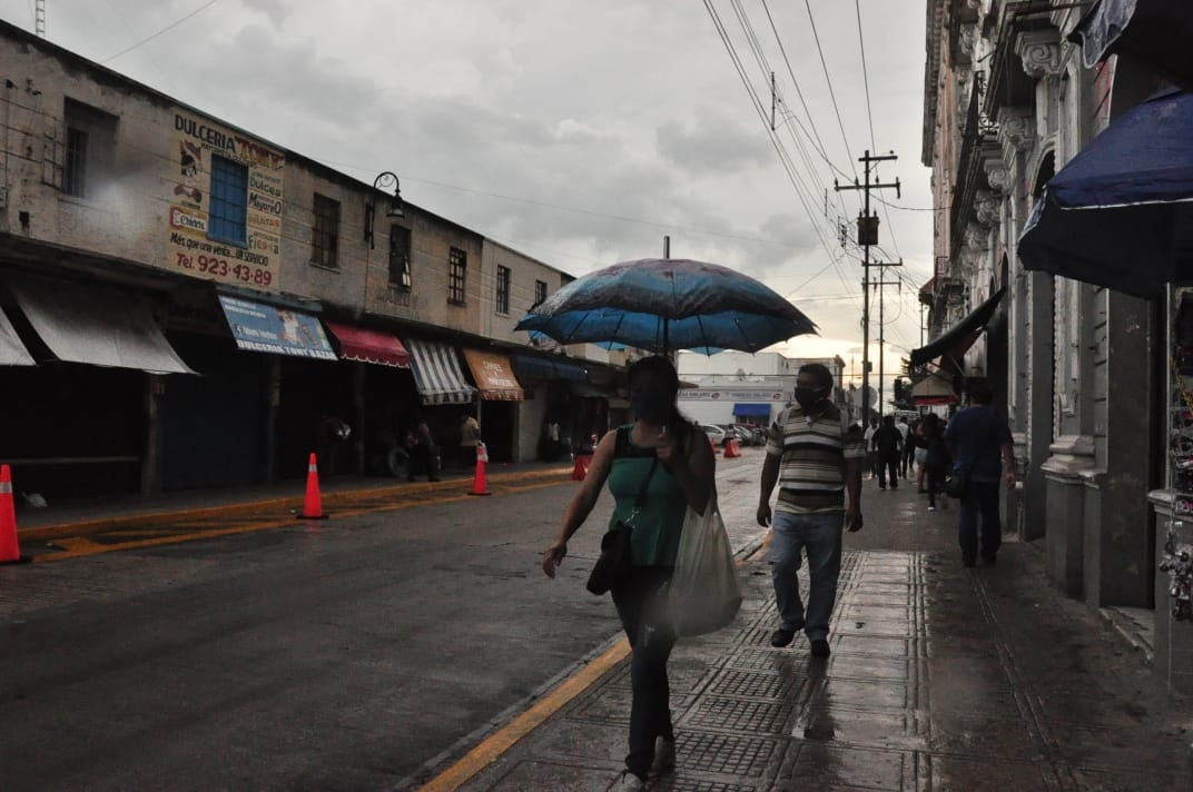 Una zona de baja presión causará lluvias fuertes en la Península de Yucatán