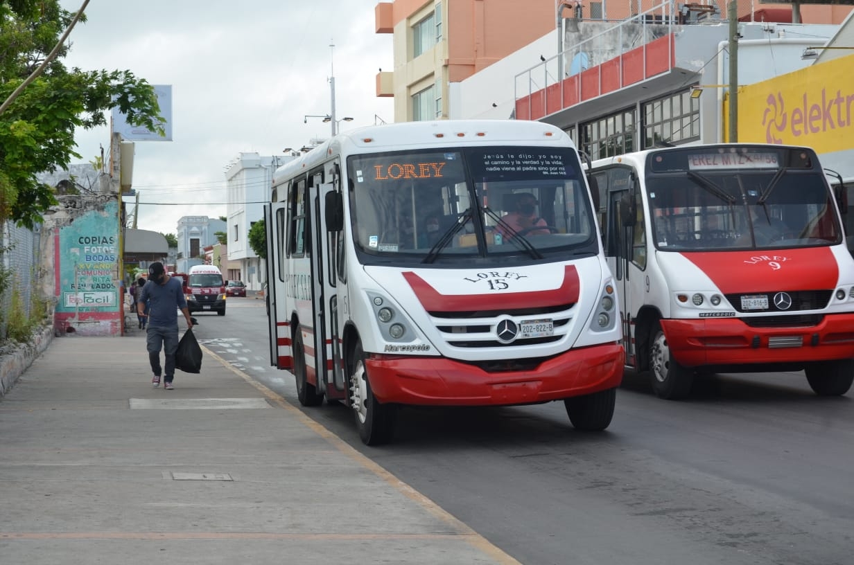 Verificación de transporte público en Campeche se encuentra suspendido debido a COVID-19