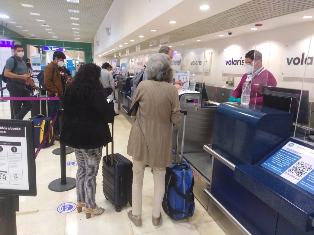 Aeropuerto de Mérida opera con cinco rutas para este martes