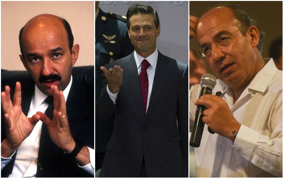 9 de cada 10 mexicanos piden juicio contra Salinas, Calderón y Peña Nieto