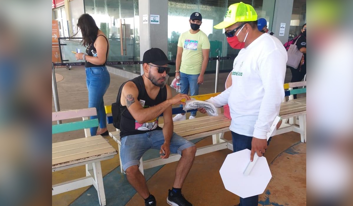 Retiran filtro sanitario del Muelle Navega en Playa del Carmen