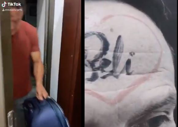 TikTok: Matador Hernández se hace 'tatuaje' de Belinda y su esposa explota (VIDEO)