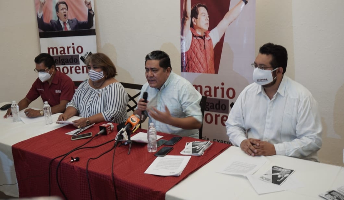 Legisladores de Morena en Campeche respaldan candidatura de Mario Delgado