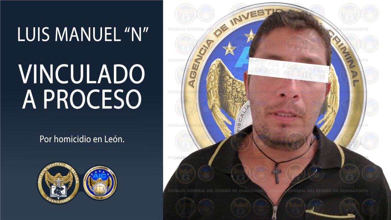 Luis Manuel ‘N’, acusado de homicidio (@FGEGUANAJUATO)