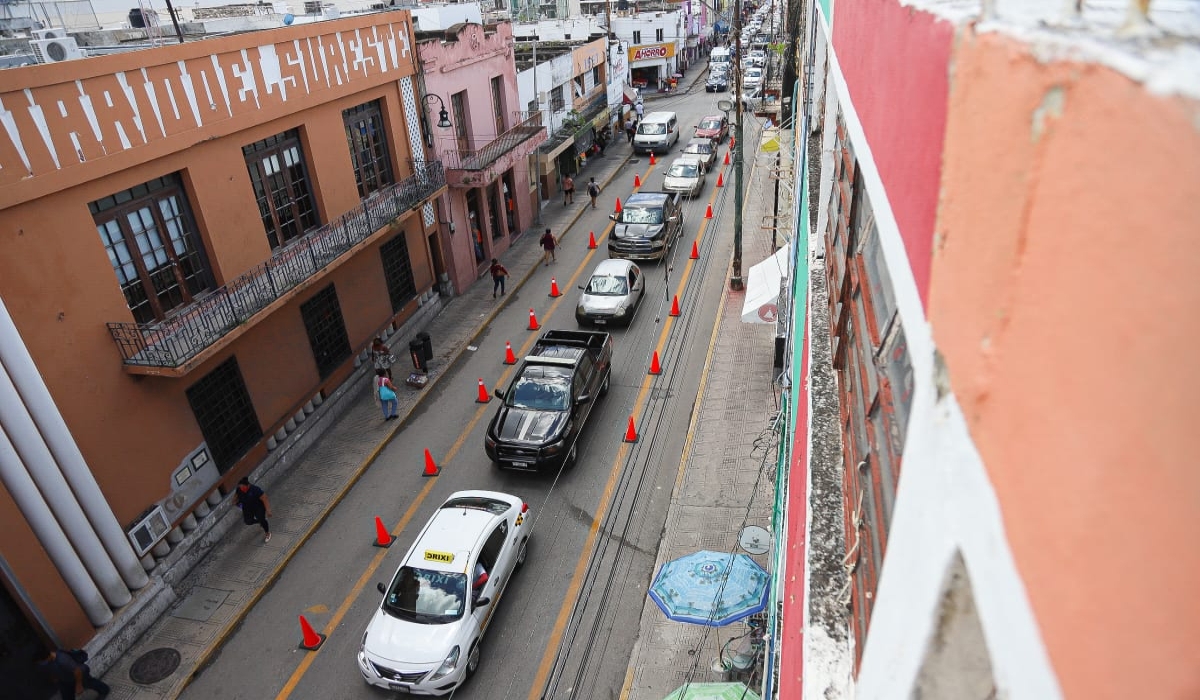 Plan de Mejora a la Movilidad ocasiona congestionamiento vehicular en Mérida