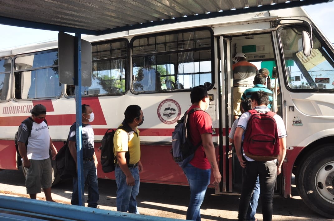 Habitantes de las comisarías de Mérida, inconformes con los cambios en los paraderos