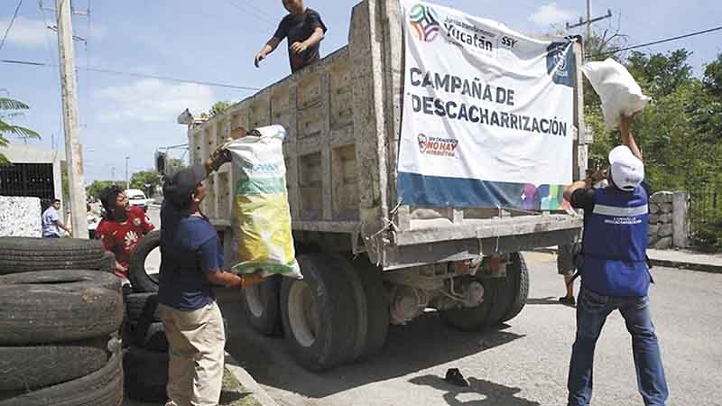 Campaña de descacharrización concluye hoy domingo en Mérida