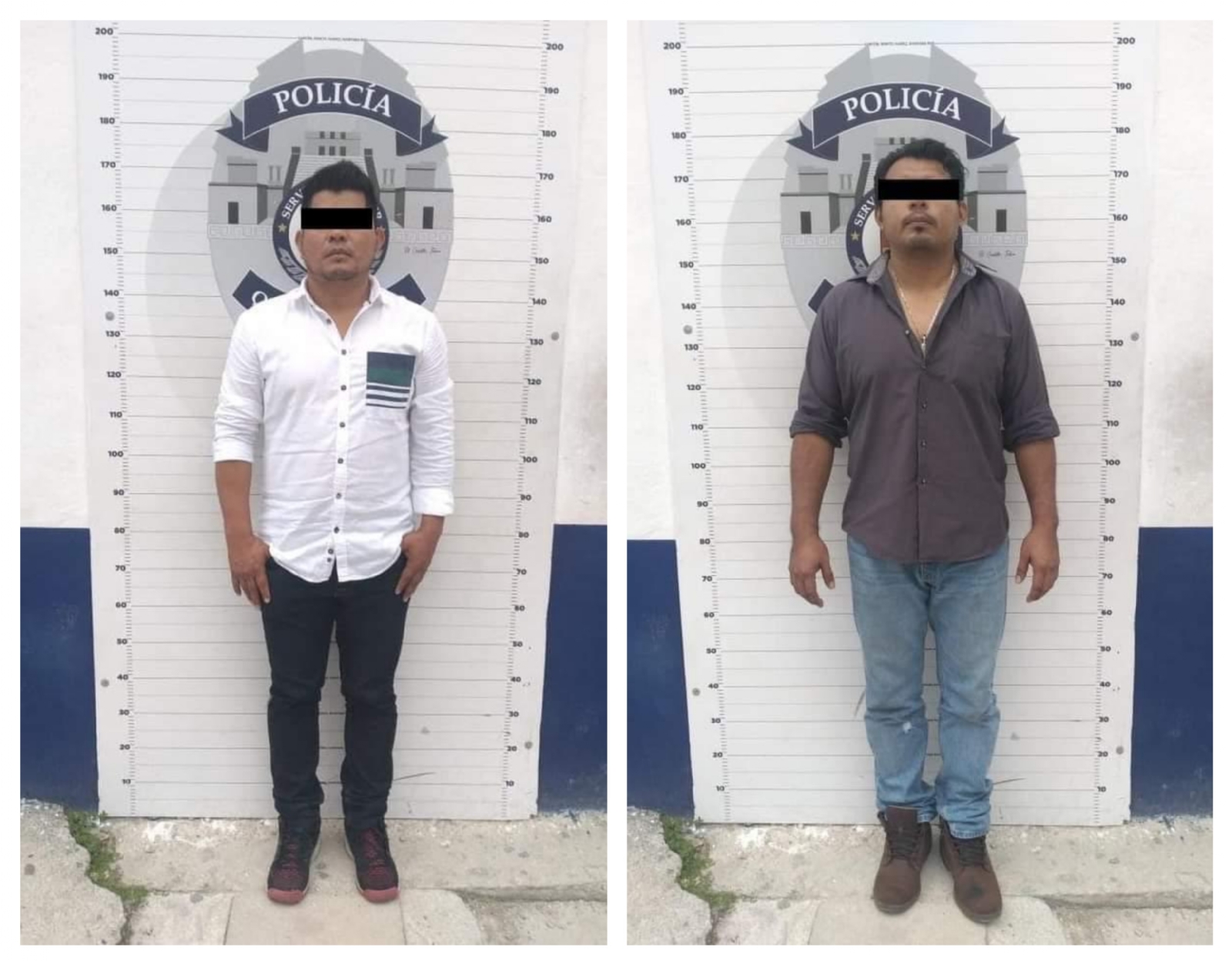 Detienen a 2 policías por robo a un taller de mofles en la región 100 en Cancún