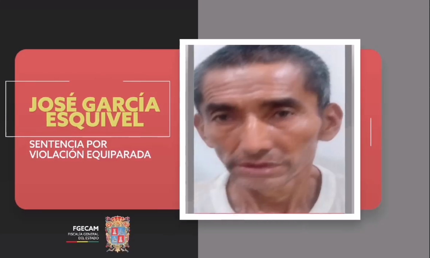 Sentencian a pedófilo que embarazó a menor en Campeche