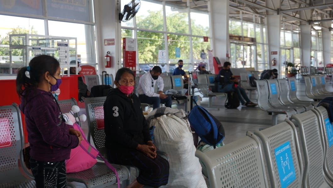 Pese a regreso a clase, terminal del ADO registra afluencia del 10% en Campeche