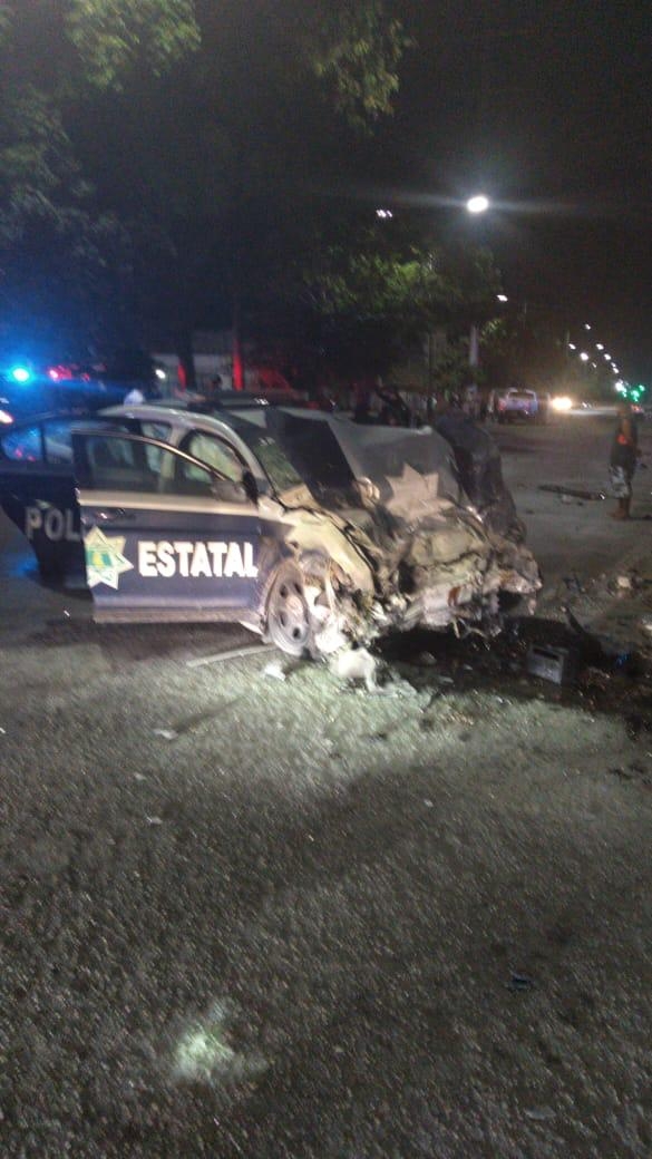 Policías lesionados tras accidente en Cancún se reportan estables
