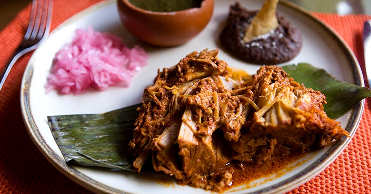 La cochinita pibil tiene un sabor especial en la Península de Yucatán