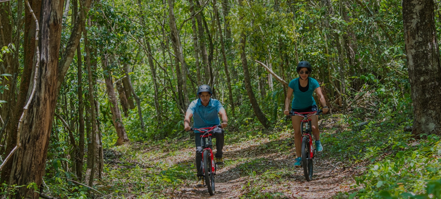 Miguel Colorado, sitio perfecto para hacer ciclismo en Campeche