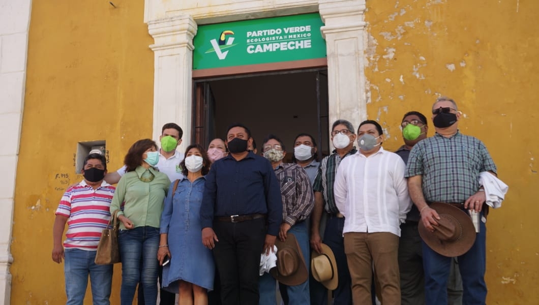 Exintegrantes de Redes Sociales Progresistas se suman al Partido Verde en Campeche