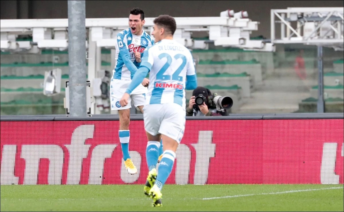 Chucky Lozano anota gol histórico con el Napoli en la Serie A