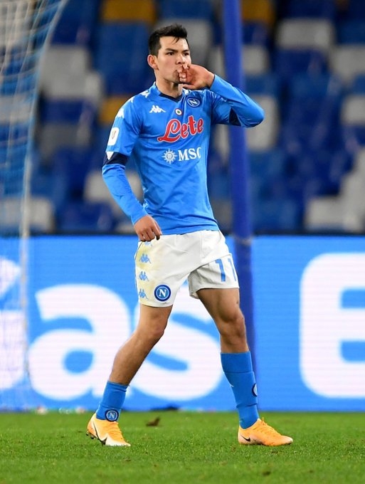 'Chucky' Lozano anota un golazo con el Napoli en la Coppa de Italia: VIDEO