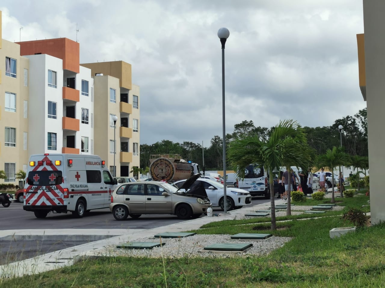 Fuga de gas deja dos adultos y un menor hospitalizados en Playa del Carmen