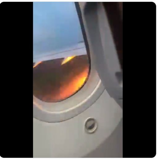 Este es el momento exacto de la falla del avión de Aeroméxico en Cancún