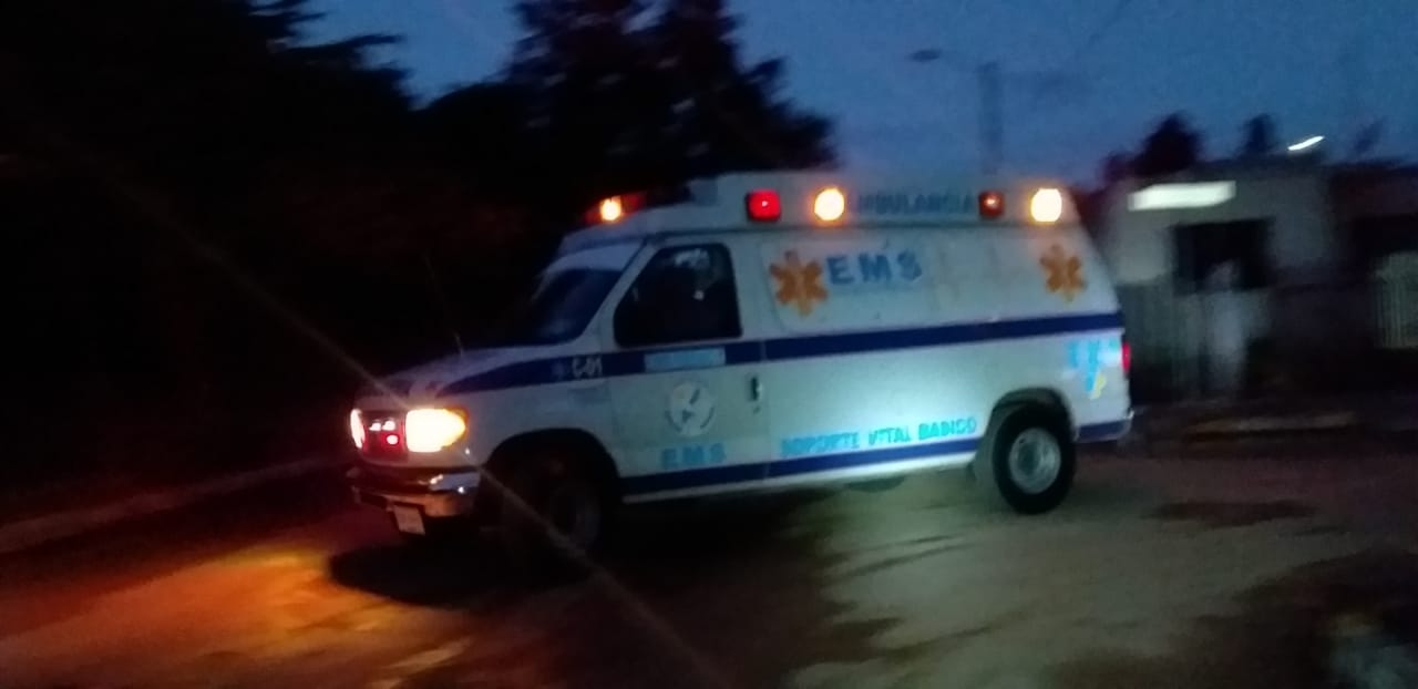 El menor fue de inmediato trasladado al Hospital General de Chetumal