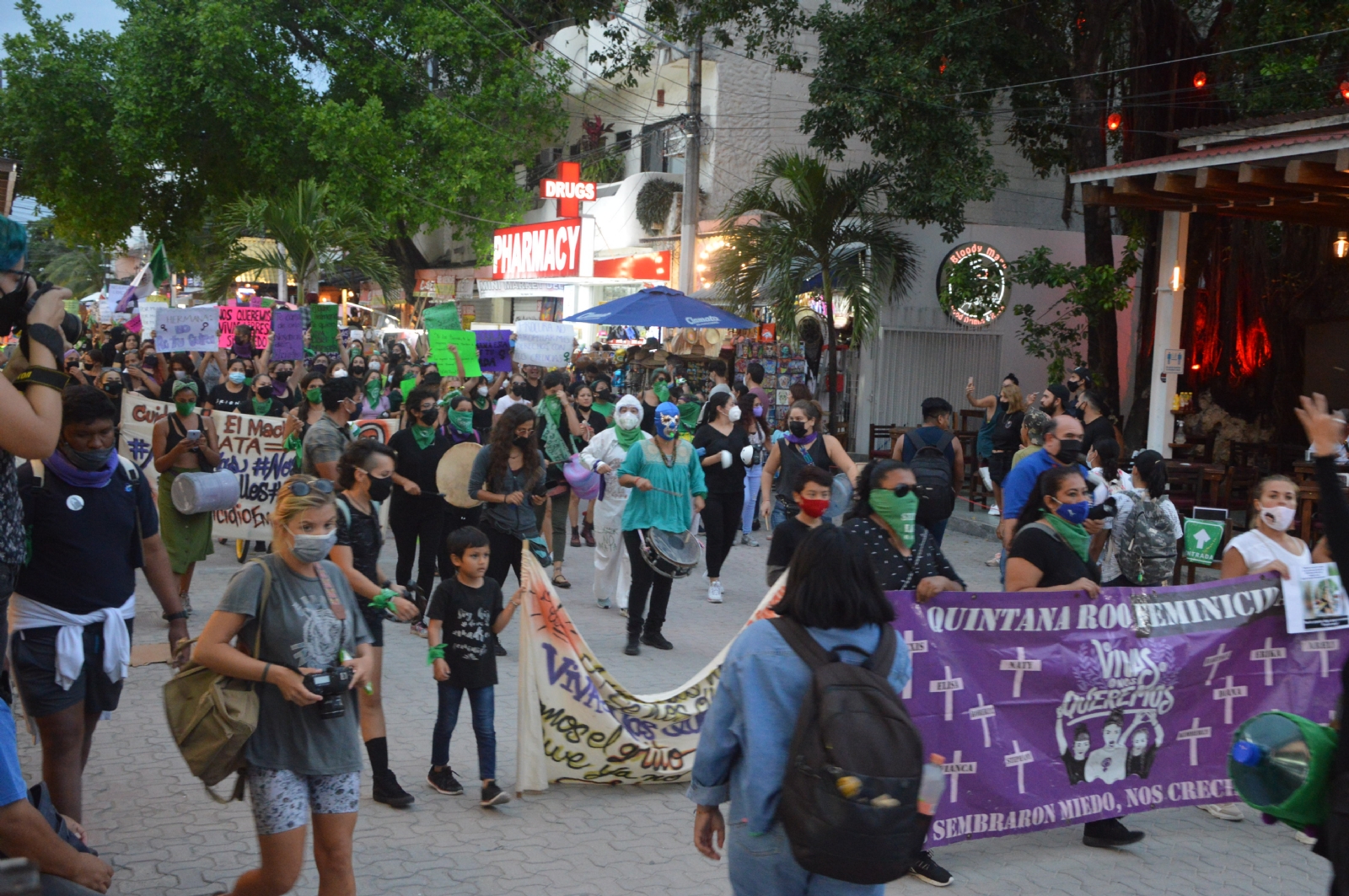 Feministas preparan festival en apoyo a la mujer en Playa del Carmen