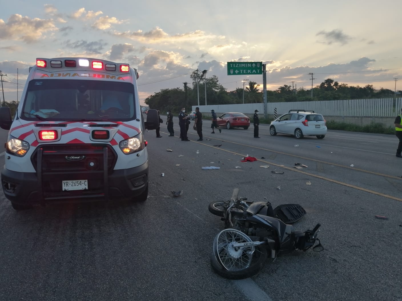 Accidente en la carretera Mérida-Motul deja un muerto: VIDEO