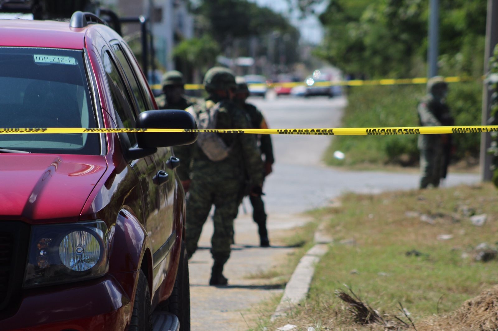 Aseguran camioneta usada para presunto secuestro de una familia en Cancún