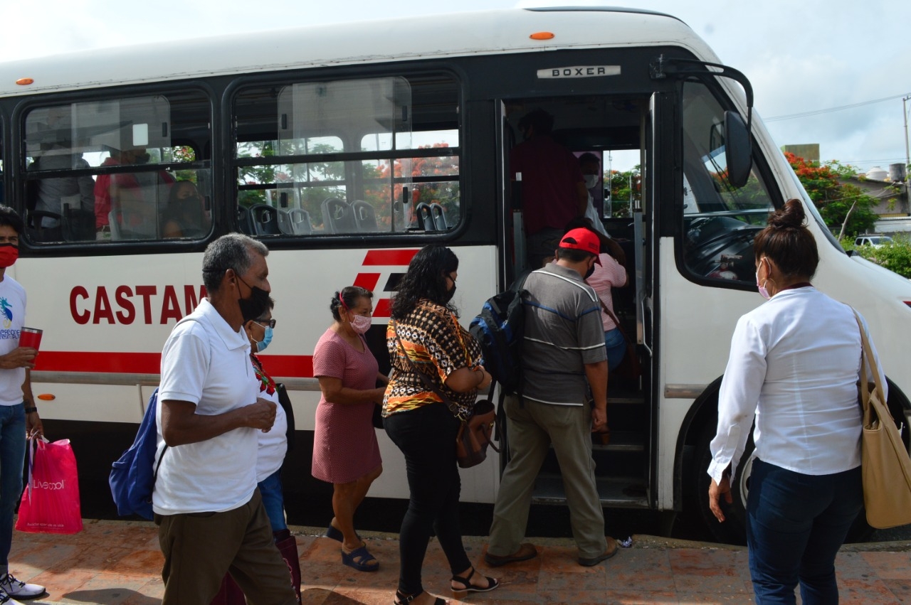 En Campeche el precio del transporte público es de 7 pesos para los adultos y de 5 pesos para los niños