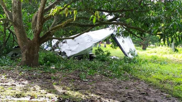 Se desploma avioneta en Tapachula, Chiapas; hay un muerto