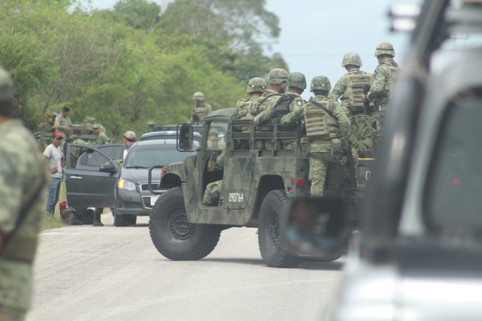 El presunto narcojet ingresó a tierras mexicanas y cruzó el Río Hondo a muy baja altura, y se perdió del radar de las militares