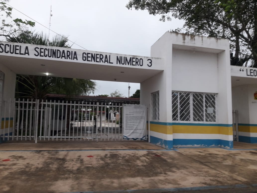 Secundaria Leona Vicario en Felipe Carrillo Puerto prepara regreso a clases presenciales