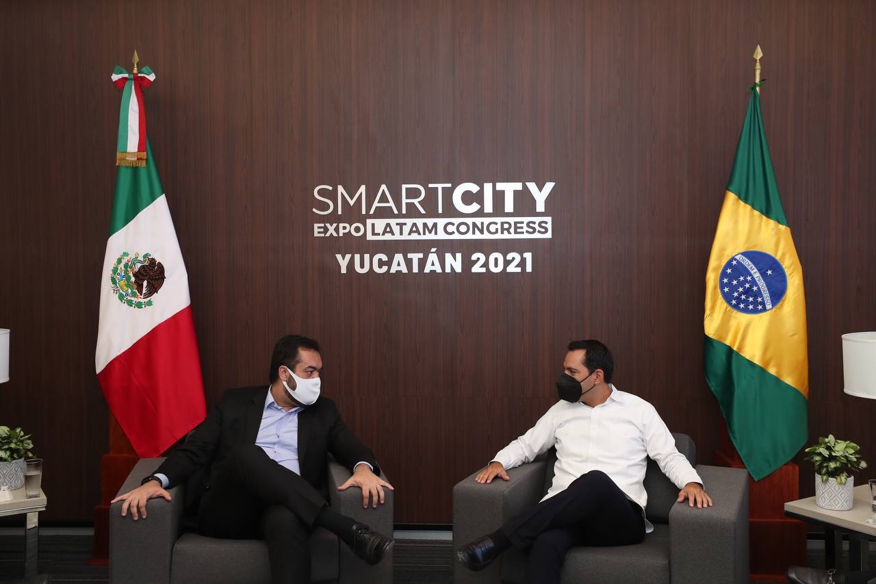 Durante su reunión con Mauricio Vila, el Gobernador de Río de Janeiro descubrió grandes similitudes de México con su país