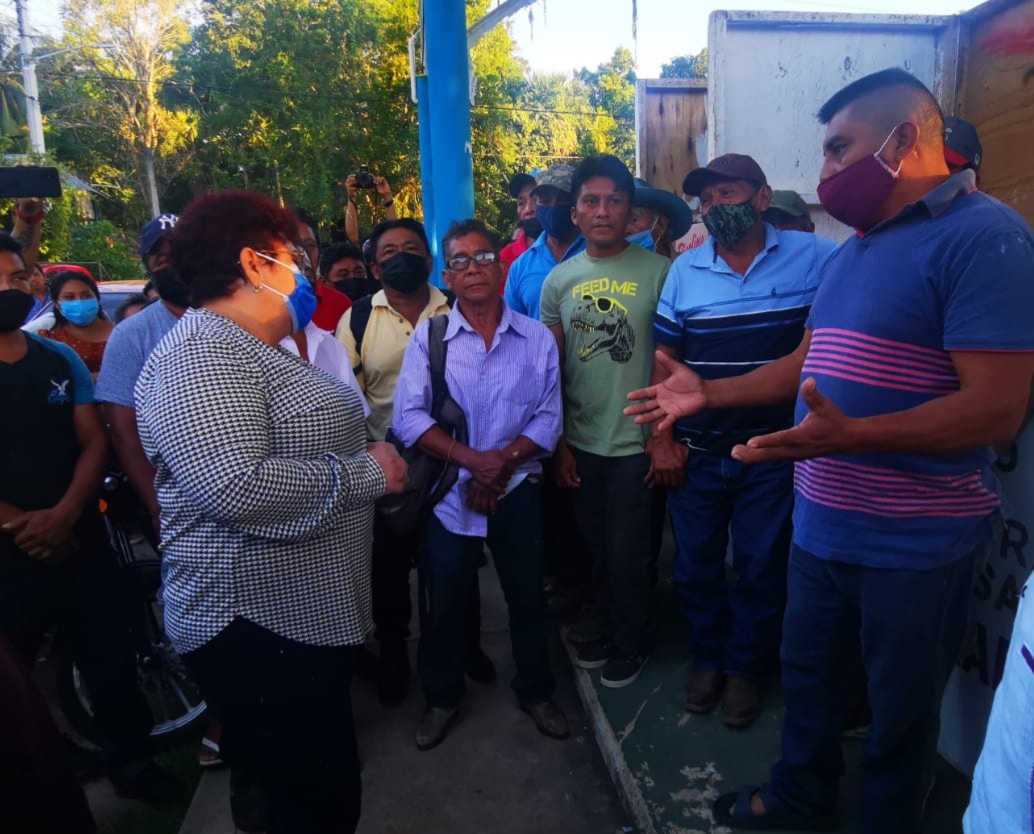 Ex alcaldesa de José María Morelos se compromete a pagar apoyos pendientes de delegados