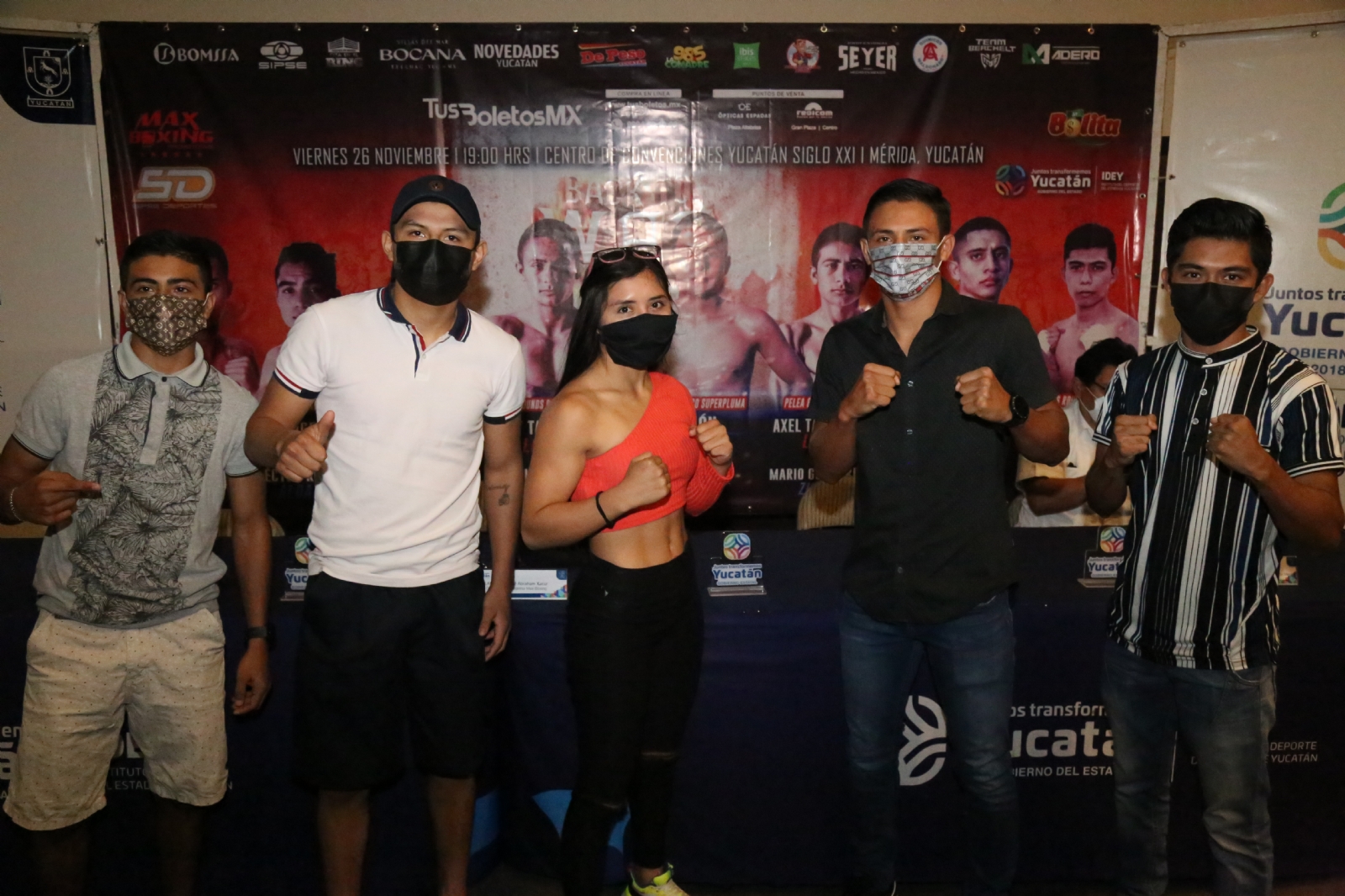 Boxeadores yucatecos estelarizan el cartel para la funcion de "Back to War"
