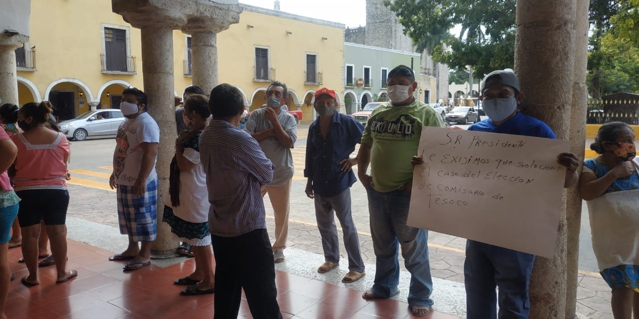 Pobladores de Tesoco, Valladolid, exigen la validación de candidato independiente