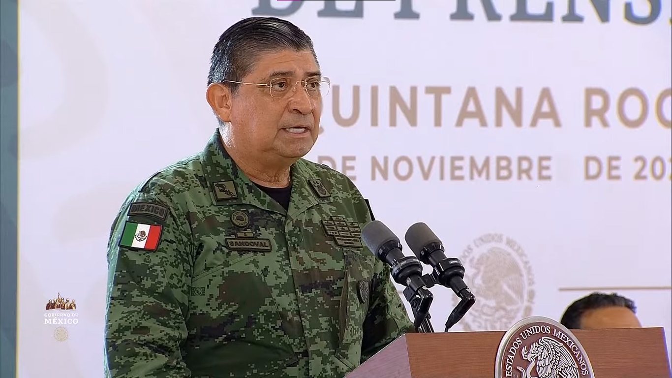 El titular de la Sedena indicó que se reforzará la seguridad en Quintana Roo tras los hechos armados en la zona norte
