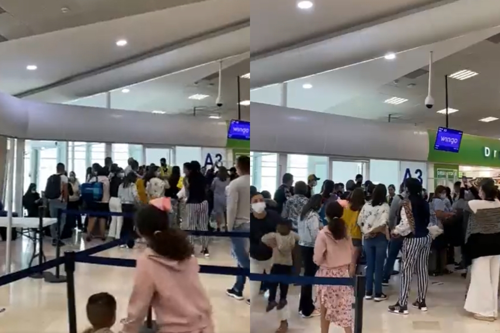 Turistas colombianos exigen a Wingo reembolso de boletos tras atraso del vuelo Cancún-Cali