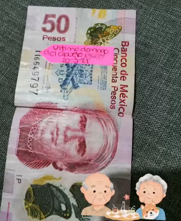 Buscan a dueño de un billete de 50 pesos en Guadalajara