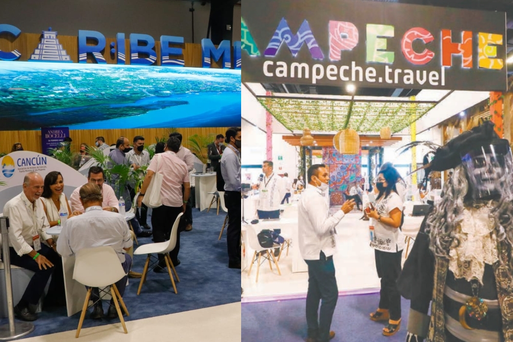 Campeche lleva color y Quintana Roo sobriedad al Tianguis Turístico de Mérida