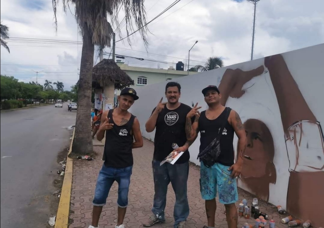 Artistas urbanos de Playa del Carmen apoyarán a la familia de 'Dizzer One' para traslado del cuerpo