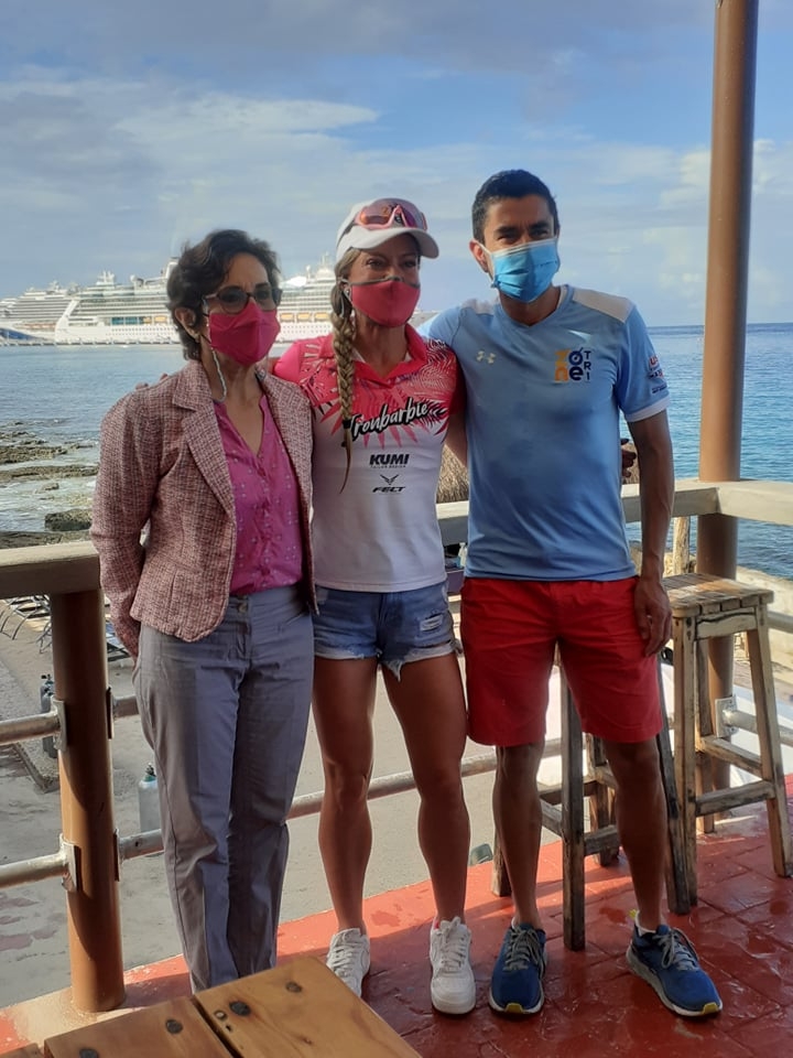 'Ironbarbie' de Sinaloa busca romper su propio récord en el Full Ironman Cozumel 2021