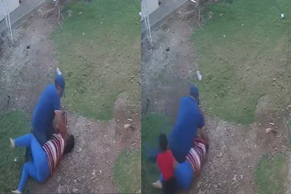 Mujer es golpeada por su marido frente a su hijo de 5 años en Chetumal: VIDEO