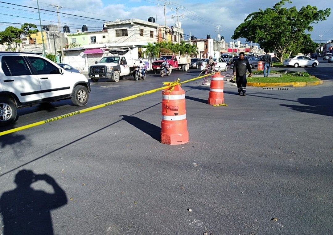 Cancún: Anuncian cierre de la Avenida Lak'in por obras de repavimentación