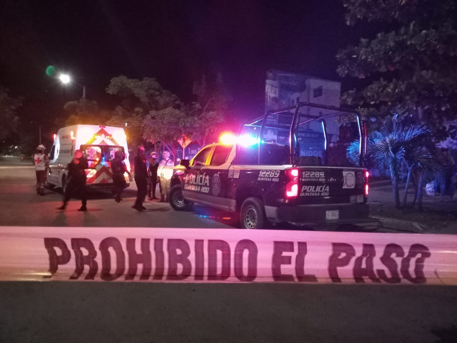 El hombre herido fue trasladado a un hospital para recibir la debida atención médica