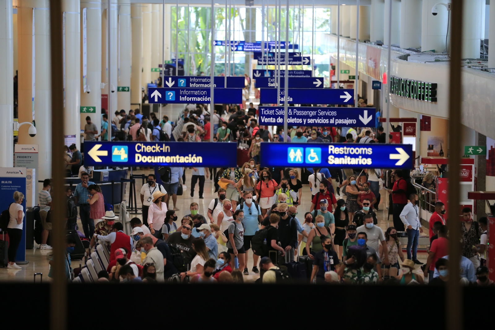 Aeropuerto de Cancún 'acapara' más del 90% en llegadas de turistas extranjeros a Quintana Roo