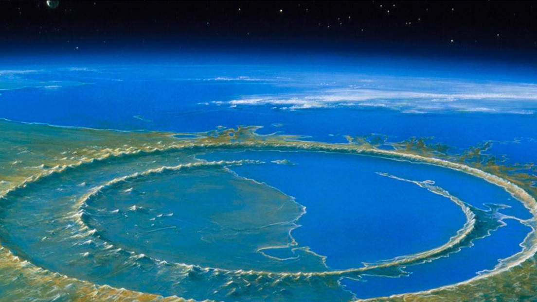 El meteorito dejó un gran cráter que aún se puede ver desde el espacio