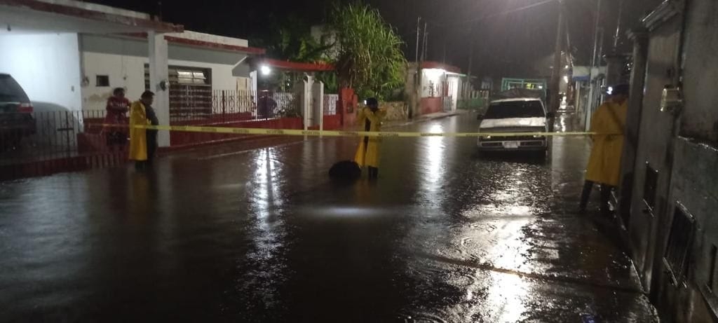 Lluvias por Frente Frío número 7 generaron inundaciones en Tizimín, Yucatán