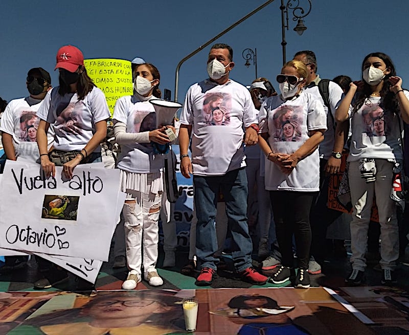 Familiares y amigos de Octavio Ocaña pidieron justicia por el joven actor